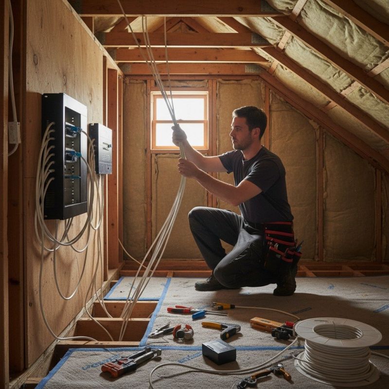 Ethernet Cable Installation detail